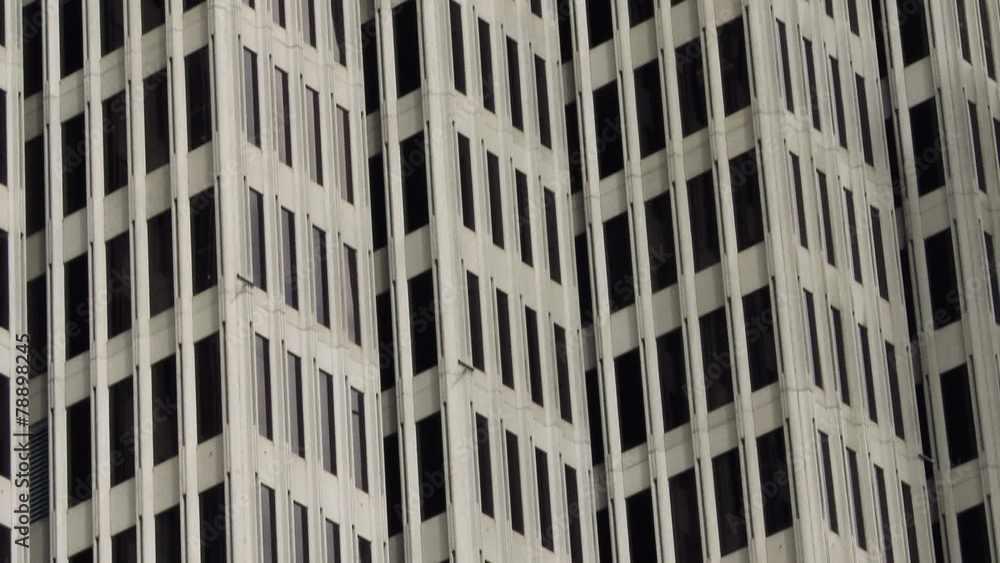 Pan of Office Building Windows Pan of Office Building Windows
