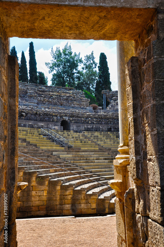 Theatre of ancient Rome, M√©rida, architecture, cavea photo