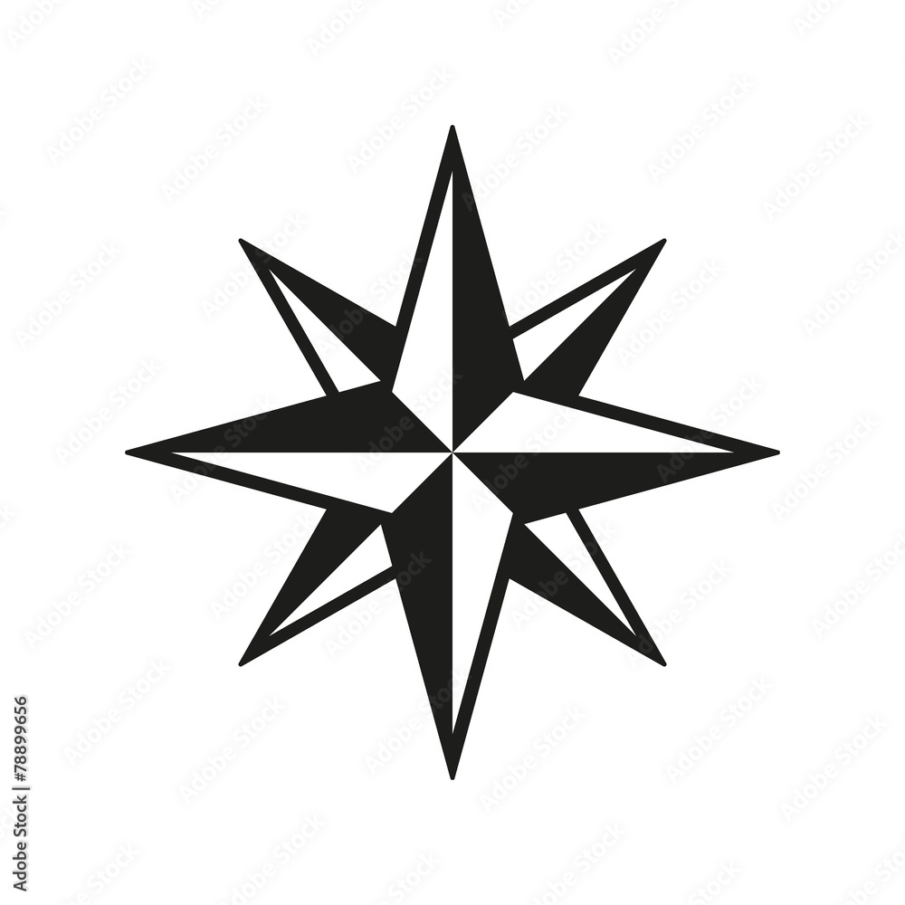 The star icon. Star symbol. Flat The star icon. Star symbol. Flat
