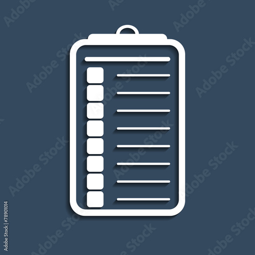 Checklist vector icon