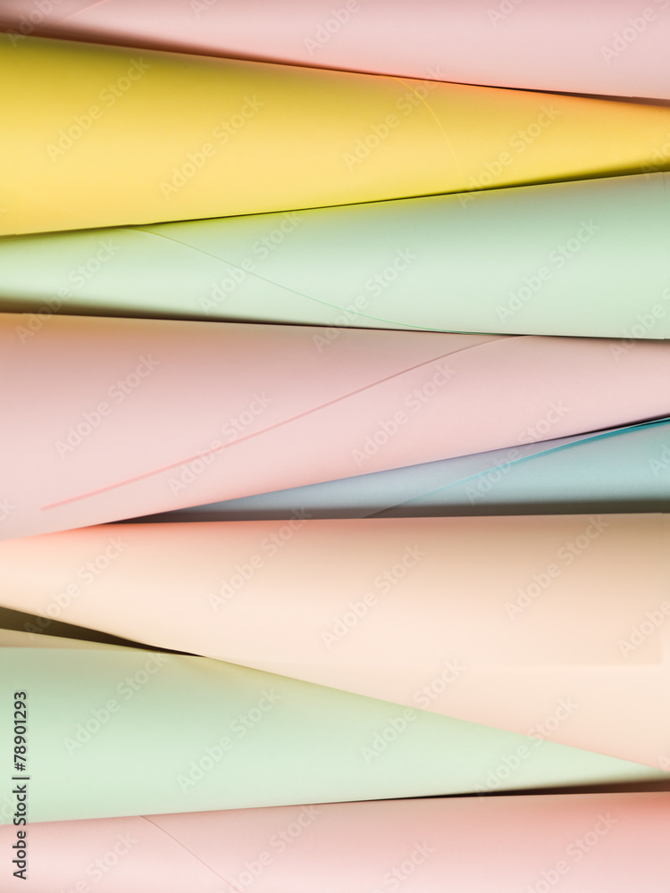 paper cone shape abstract background