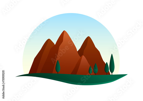Montains illustration
