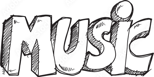 Doodle Sketch Music  Illustration Art