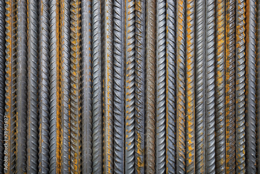 rusty steel building armature rusty steel building armature