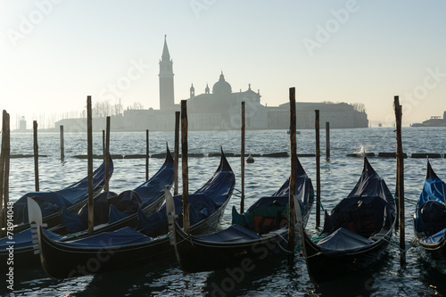  Gondolas and San Giorgio © aaron90311