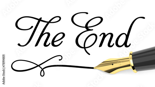 Photos The end handwritten