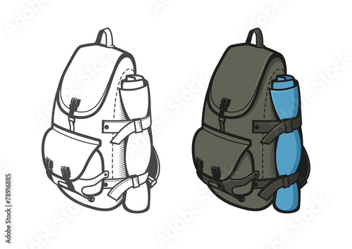 Travel rucksack