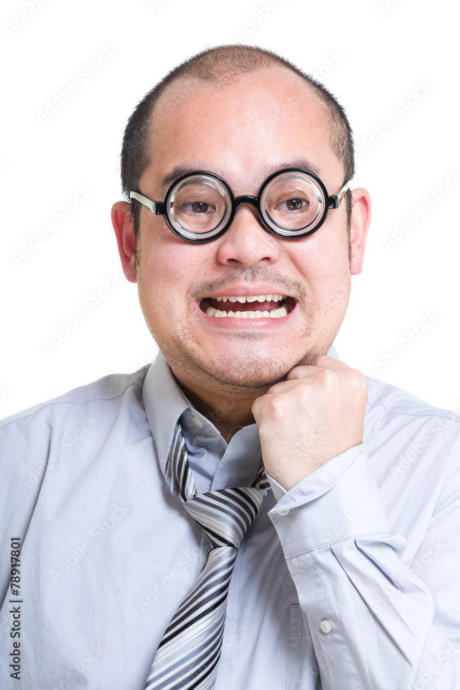 Excited businessman Excited businessman