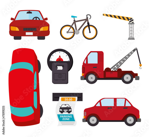 Transport design, vector illustration.