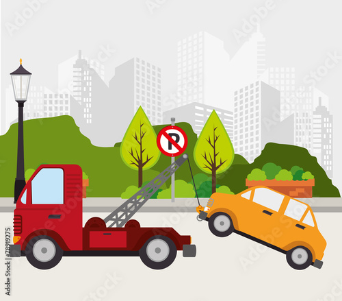 Transport design, vector illustration.