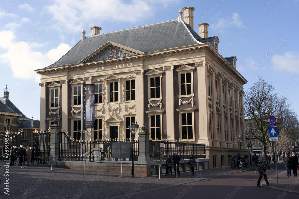 The Mauritshuis entrance view