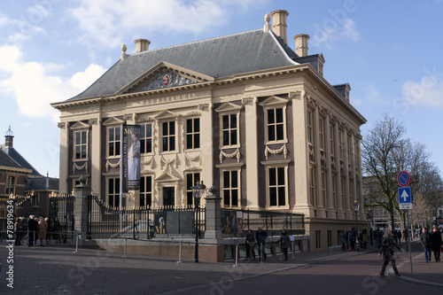 The Mauritshuis entrance view photo