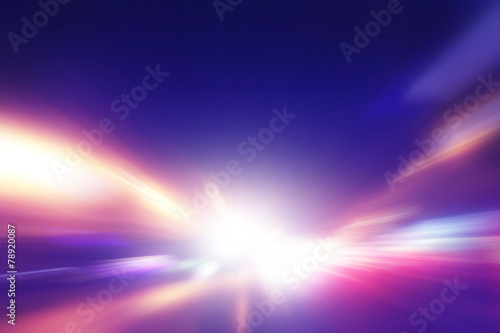 Abstract image of high speed on the road.