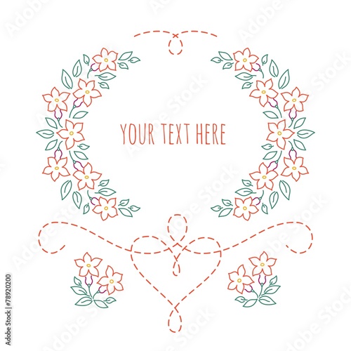 Embroidery - flowers