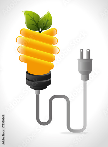 Ecology design, vector illustration.