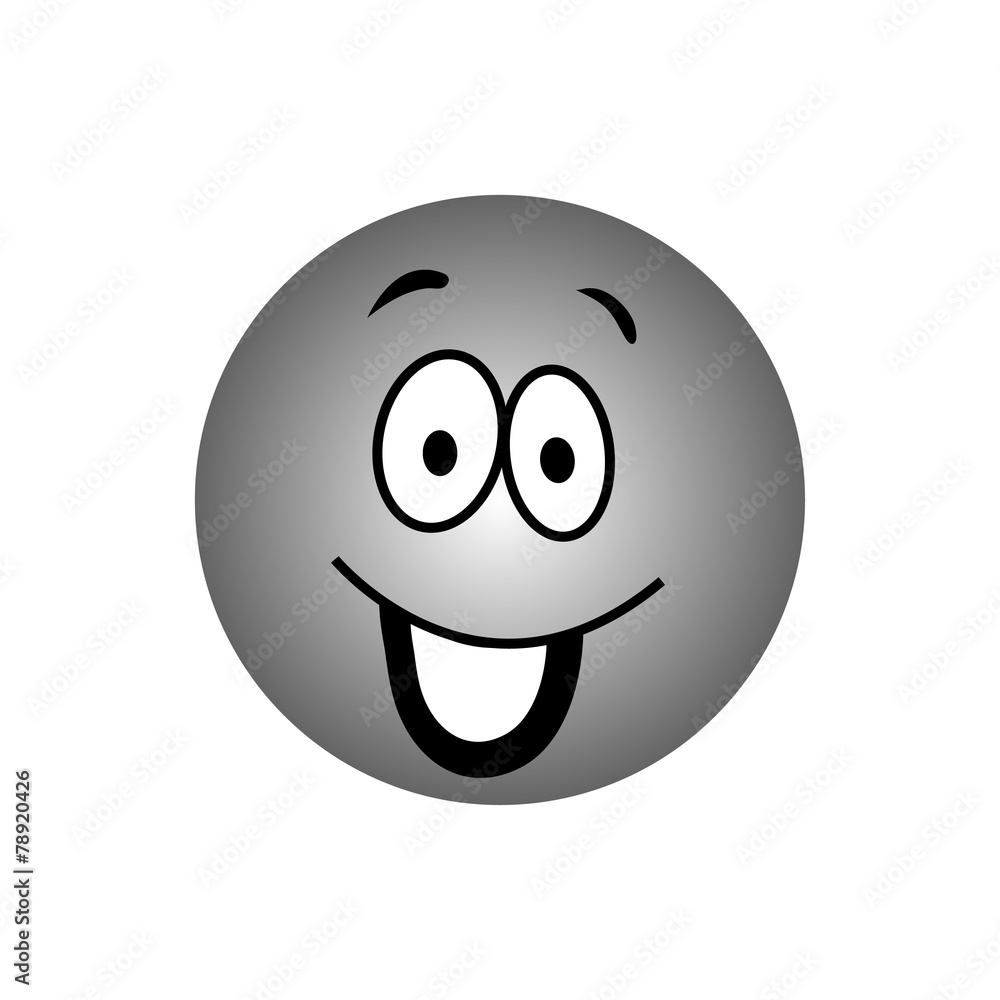 Fototapeta premium cartoon face emotions