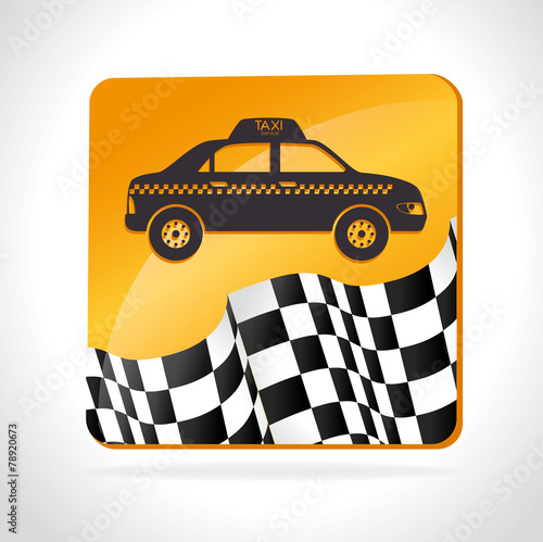 Taxi design, vector illustration.