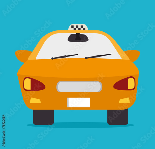 Taxi design, vector illustration.