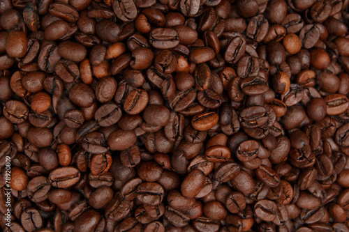 coffee beans top view