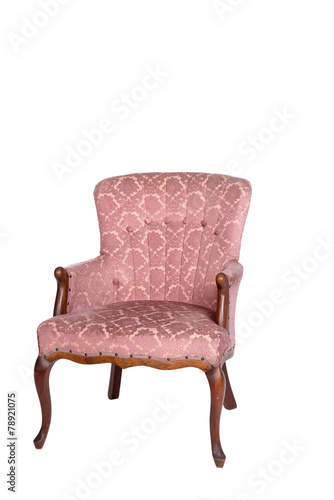 classic pink vintage chair