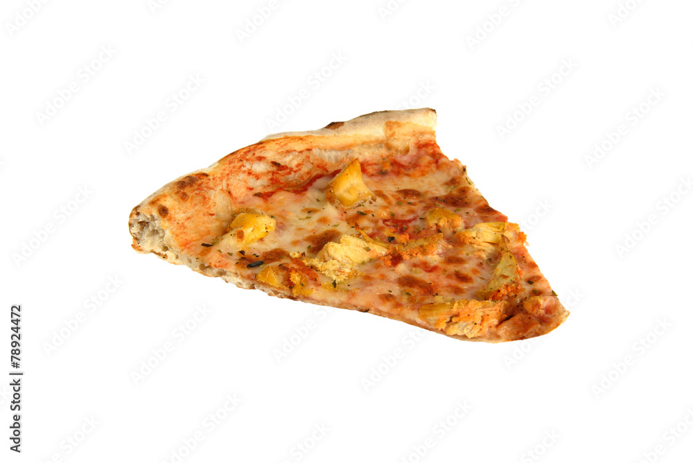 Pizza isolated on white background