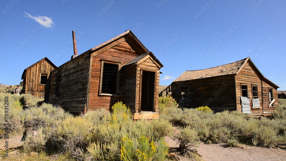 Bodie California - Abandon Mining Ghost Town - Daytime Bodie California - Abandon Mining Ghost Town - Daytime