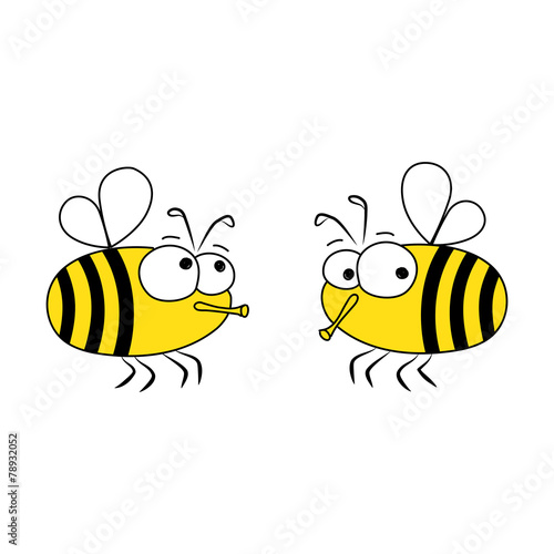 Two bees © pravdinal