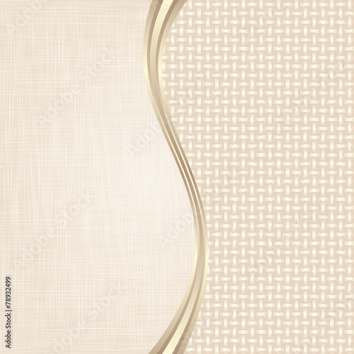 beige background divided into two