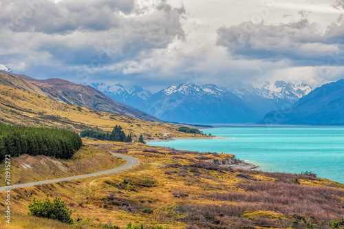 Lake Pukaki and Southern Alps, New Zealand