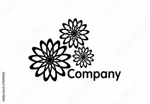 Logo Abstract flowers