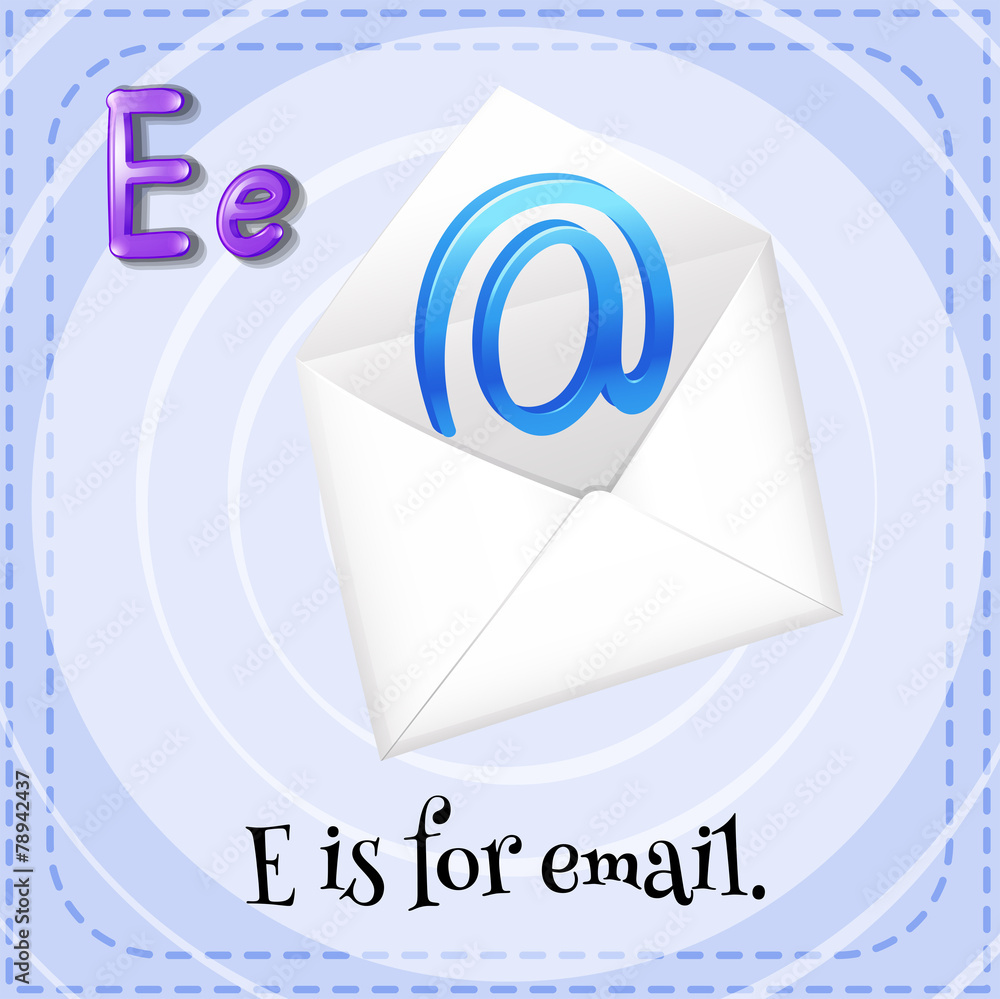 Letter E Letter E