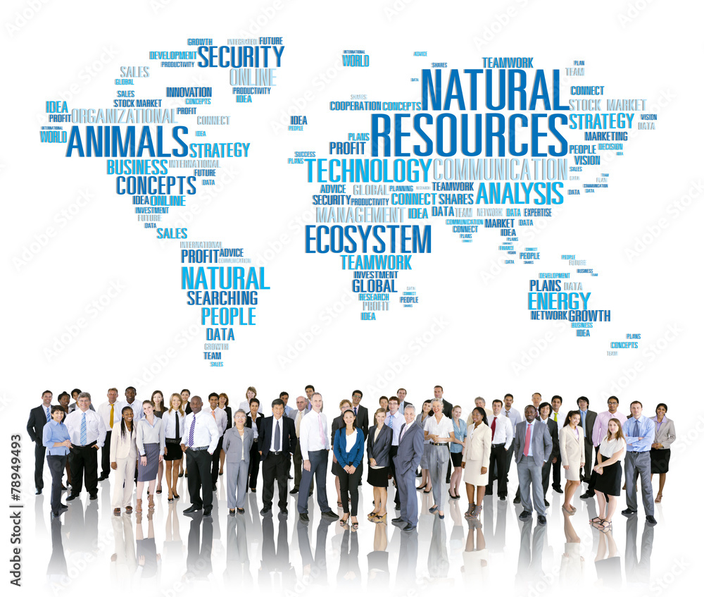 Natural Resources Environmental Sustainability Concept Natural Resources Environmental Sustainability Concept