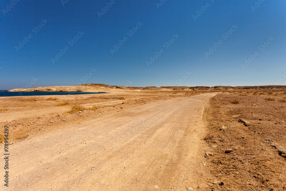 Desert road.