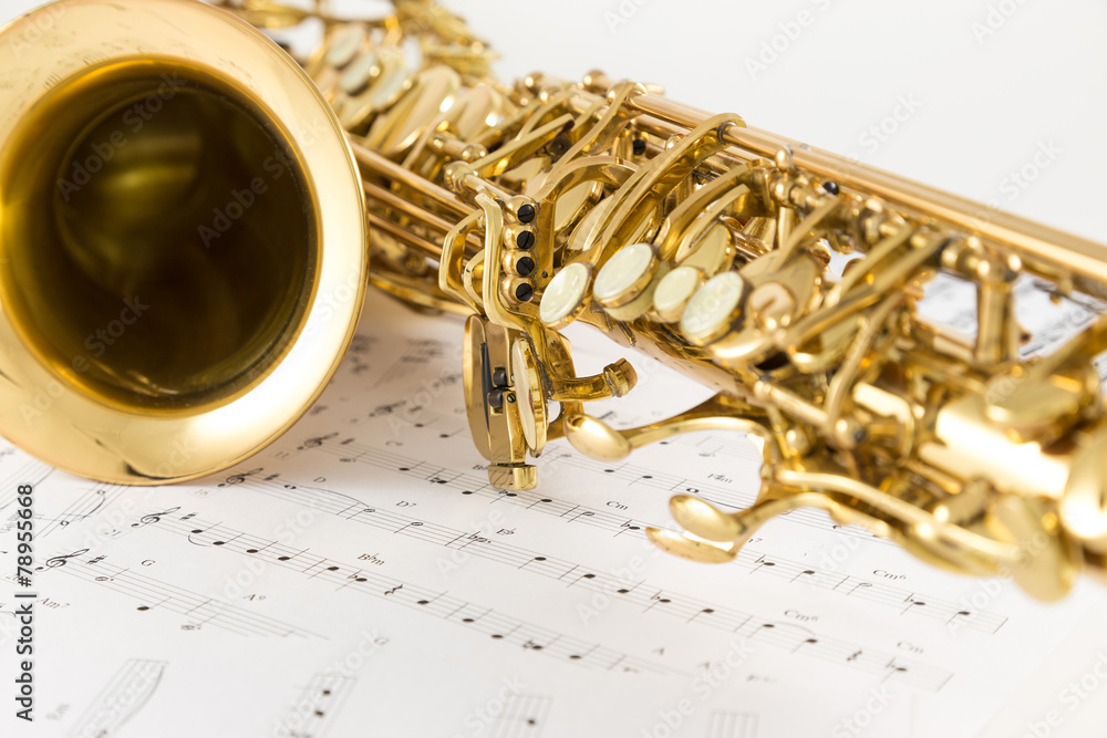 Naklejka premium Saxophone