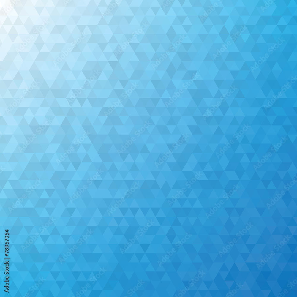 Abstract blue triangle background Abstract blue triangle background