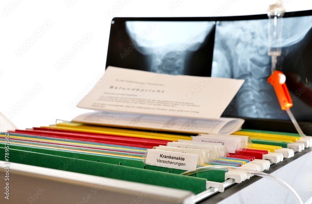 Fototapeta premium Akte Versicherung