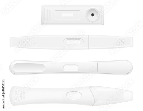 pregnancy test vector illustration