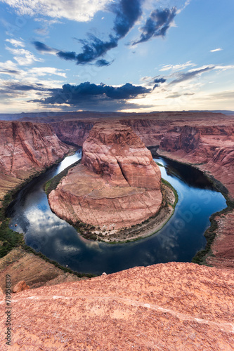 Obraz na płótnie Horseshoe Bend, Colorado River, Grand Canyon, Arizona w salonie