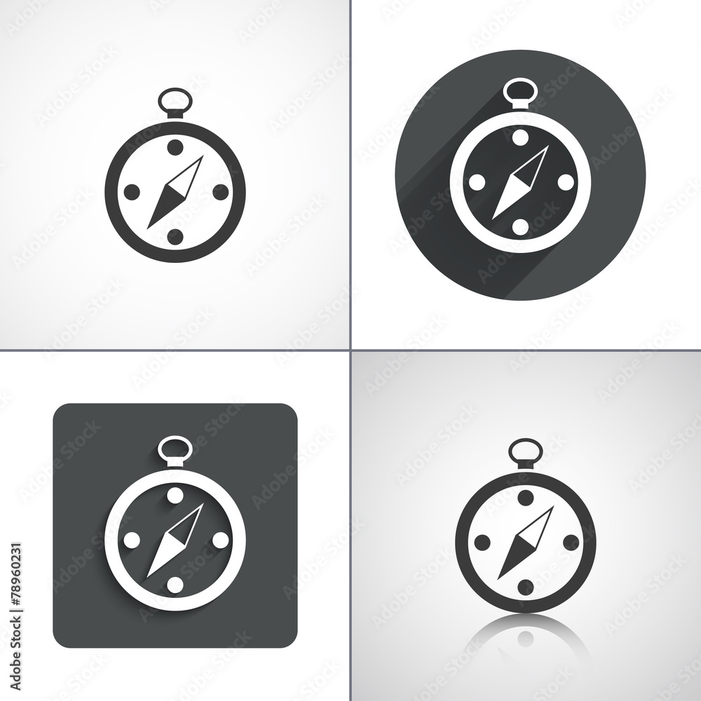 Compass icons. Set elements for Compass icons. Compass icons. Set elements for Compass icons.