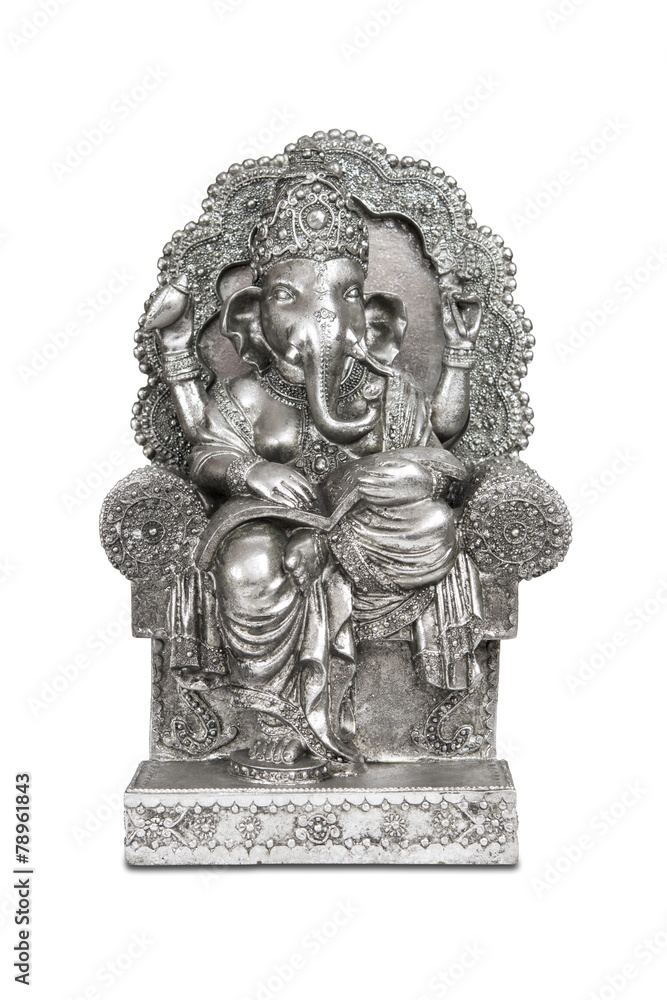 Figurine of Hindu god Ganesha with clipping path. Figurine of Hindu god Ganesha with clipping path.