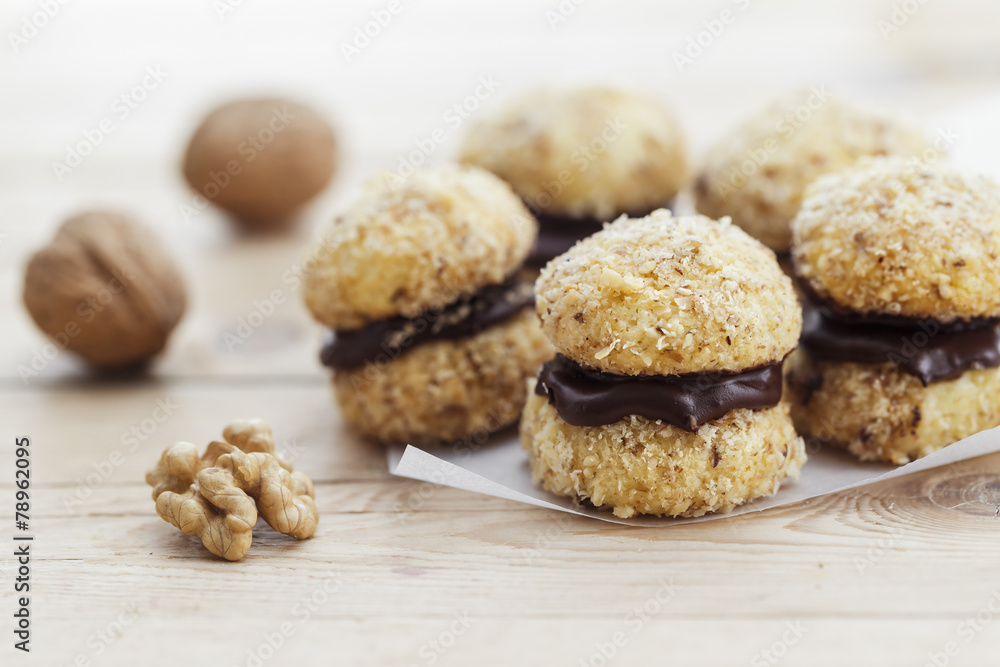 Chocolate Walnut Cookies Chocolate Walnut Cookies