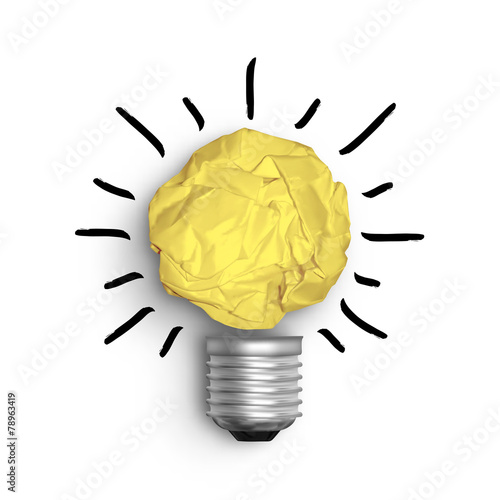 bulb idea concept vector