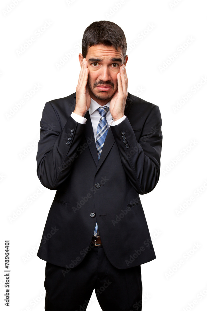 Frustrated businessman Frustrated businessman