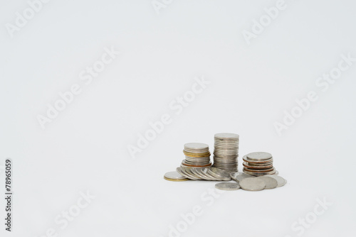 Tableau sur toile Silver Coins