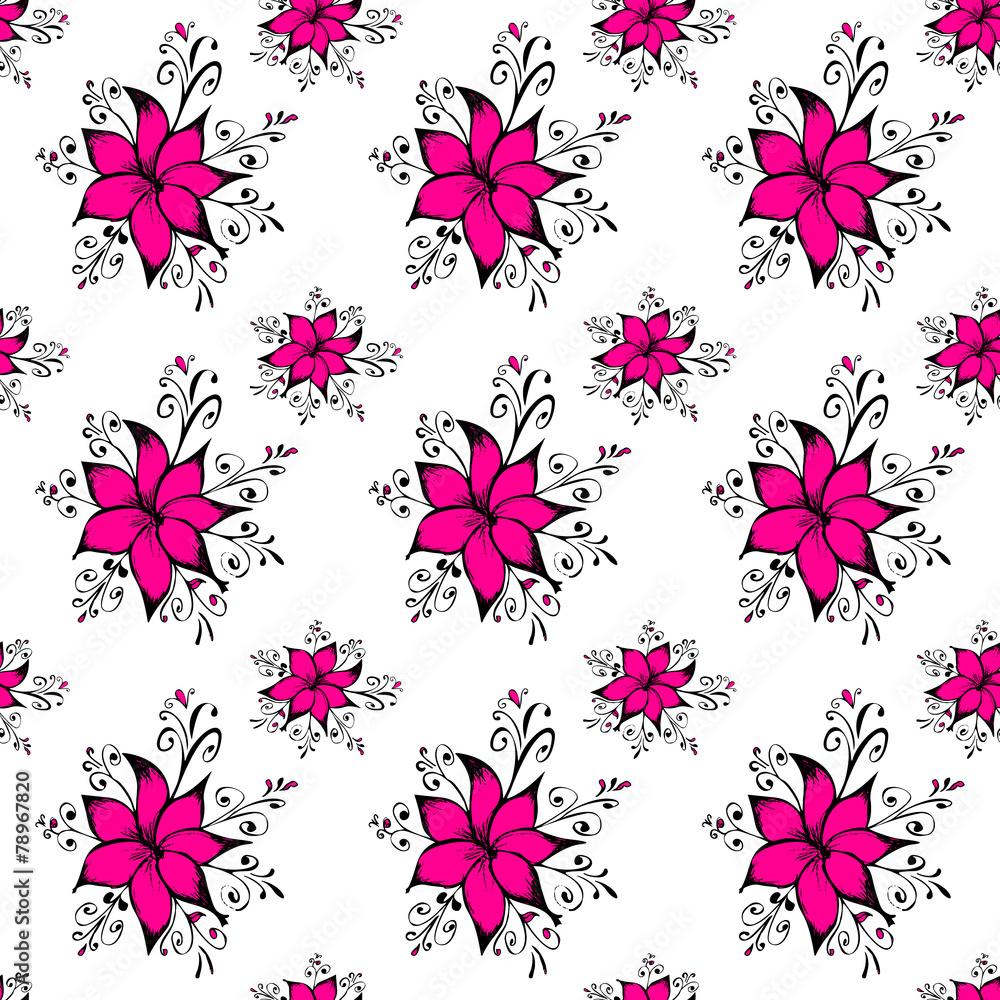 Floral seamless background Floral seamless background
