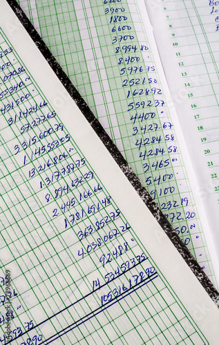 Handwritten accounting