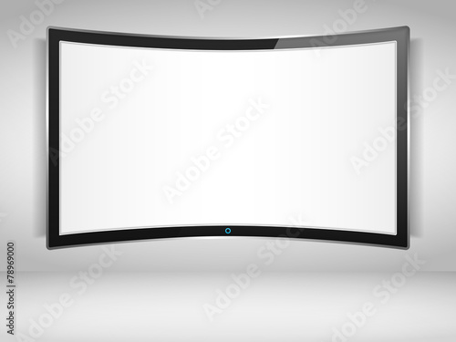 Curved TV Screen
