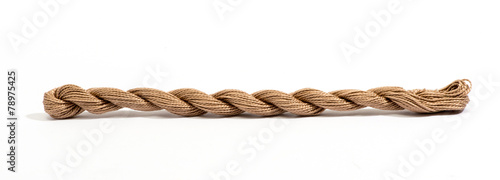 Skein of twisted cotton thread