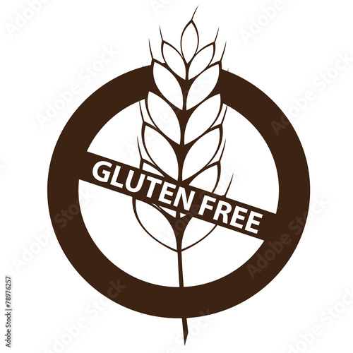 Set of grunge rubber stamps with the text gluten free vector