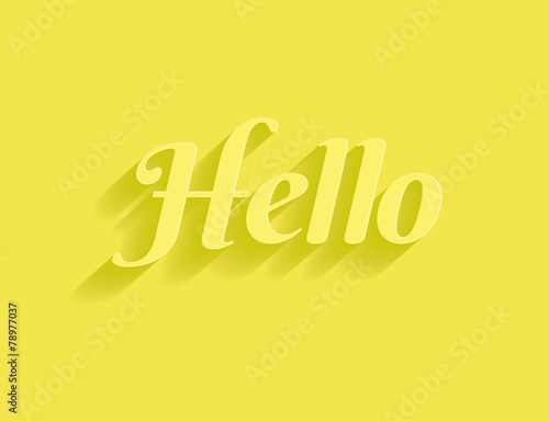 Hello message
